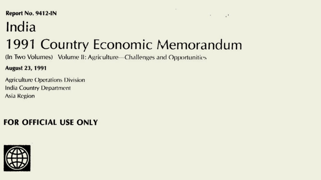The authorship of Modi’s farm acts